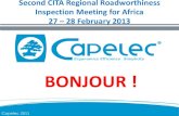 BONJOUR - citainsp.org · Our key dates Capelec 2011 1989: Launching of the company. 1992: International launching at the AUTOMECHANIKA exhibition in Germany. 1996: Design of the