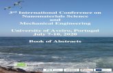 3rd International Conference on Nanomaterials Science and … · 2020. 12. 24. · 3rd International Conference on Nanomaterials Science and Mechanical Engineering University of Aveiro,