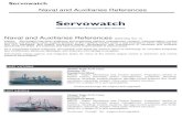 Servowatch · 2020. 12. 18. · Servowatch Naval and Auxiliaries References Servowatch Marine Automation & Integrated Ship Solutions Naval and Auxiliaries References (2020 May Rev.