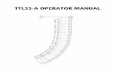 TTL33-A OPERATOR MANUAL · 2018. 6. 21. · 1. INTRODUCTION The TTL33-A is the active line array module of RCF TT+ family. The TL33-A is a full range, ultracompact, wide dispersion,