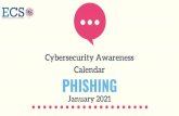 PHISHING - ECSO · CYBERSECURITY A w a r e n e s s C a l e n d a r January – Phishing February – Internet of Things March – Cloud Security April – Malware May – Ransomware