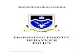 PROMOTING POSITIVE BEHAVIOUR POLICY Policy 2011.pdfE:\Admin\Admin\Office Staff\Rectors\policies\PPB Policy 2011.docx 10 The “Promoting Positive Behaviour” policy is implemented