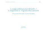 Logistiklastenheft / Logistics Specification · CT-CS) reserves itself the right to undertake logistics audits at the supplier to evaluate and assess its logistical processes. The