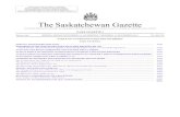 The Saskatchewan Gazette - Microsoft...THE SASKATCHEWAN GAZETTE, NOVEMBER 15, 2013 2329 Title/ Chapter/ Titre: Chapitre: The Queen’s Bench Amendment Act, 2012, S.S. 2012/Loi de 2012