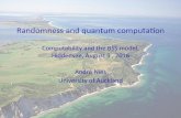 Computability)and)the)BSS)model,) Hiddensee,)August9),)2016) AndréNies)) University ...nies/talks/2016/Nies... · 2016. 8. 10. · Another spigot algorithm, the BBP digit extraction