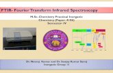 FTIR- Fourier Transform Infrared Spectroscopychemistry.du.ac.in/study_material/4106/FTIR.pdfFourier-transform infrared spectroscopy is a less intuitive way to obtain the information.