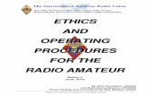 ETHICS AND OPERATING PROCEDURES FOR THE RADIO AMATEURthersgb.org › publications › iaru › ethics › ethics-and-operational-proce… · Ethics and Operating Procedures for the
