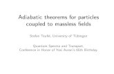Adiabatic theorems for particles coupled to massless elds ...avronfest/Teufel.pdfAdiabatic theorems for particles coupled to massless elds Stefan Teufel, University of Tubingen Quantum
