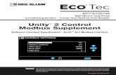 UnityTM 2 Control Modbus Supplement...Part number 550-100-266/1120 – 3 – Unity™ 2 Control — Modbus Supplement Modbus Set-up for ECO® Tec 80 - 199 MODBUS/BMS CONNECTIONS -