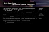 FS.Geodesy Intro to Geodesy workbook - NLC Prep€¦ · 1/5/2020  · Answer Key: 1a. Earth 1b. Divide, Measure 2. Geoid, Ellipsoid 3. GPS 4. Geometrical 5. Physical 6a. Ellipsoid