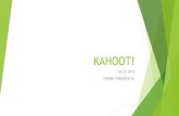 KAHOOT! - fadimeyuksekoglucuin5331.files.wordpress.com€¦ · KAHOOT! Kahoot! is a game-based learning platform, used as educational technology in schools and other educational institutions.