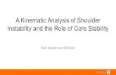 A Kinematic Analysis of Shoulder Instability and the Role ...rrg.utk.edu/resources/BME473/lectures/presentation_team_12.pdf• Scapula (shoulder blade) • Clavicle • Humerus Joints
