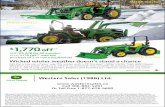 3038E Tractor 3032E Tractor - Western Sales Fever/3025E_Compact... · 2018. 10. 18. · Get the snow out of your way this winter with a 3E Comp act Utility Tractor from John Deere.