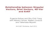 Relationship between Singular Vectors, Bred Vectors, 4D ...hfip.psu.edu/EDA2010/Kalnay.pdf · (Shu-Chih Yang) Two initial and final SV (24hr, vorticity2 norm) contours: 3D-Var forecast