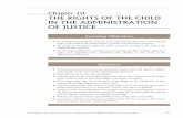Chapter 10 THE RIGHTS OF THE CHILD IN THE ADMINISTRATION OF JUSTICE · 2015. 8. 28. · Universal Instruments International Covenant on Civil and Political Rights, 1966 ... Juvenile