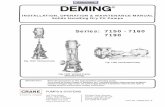 DDEMINGEMING · For the location of the nearest Deming Service Center, check your Deming representative or Crane Pumps & Systems Service Department in Piqua, Ohio, telephone (937)