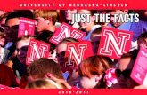 UNIVERSITY OF NEBRASKA–LINCOLN JUST THE FACTSBUDGET (2010-2011) Total . . . . . . . . . . . . . . . . . . . . . . . . . . . . . . . . . . . .$1,092,299,980 Budgeted Revenue by Fund