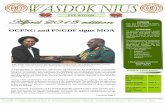 April 2013 Wasdok Edition...leadership and good govern-ance and strengthen respect for Rule of Law in accordance with Section 218 of the Con-stitution. The Ombudsman Commission is