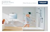 GROHE BAULINES Catalogue.pdf · 2016. 8. 19. · GROHE fuses bold design and high-quality materials with the latest German manufacturing techniques at competitive price points. GROHE