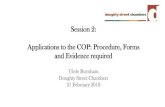 Session 2: Applications to the COP: Procedure, Forms · • See Form COP 44 •Application Fee - £400 •Appeal Fee - £400 •Hearing Fee - £500 . Forms •All practice directions