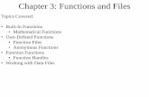 Chapter 3: Functions and Files - Wright State Universitycecs.wright.edu/people/faculty/sthomas/matlabnoteschap03.pdf · 2020. 3. 15. · Open a new MATLAB Script File. This will be