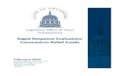 Legislative Office of Fiscal Transparency DRAFT · 2021. 2. 3. · This report analyzes the processes and performance of initial Coronavirus Relief Funds and provides recommendations