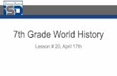7th Grade World Historysites.isdschools.org/grade7_remote_learning... · Activity 2: Compare and Contrast-feudal manor vs encomienda Now that you have an idea of what the encomienda
