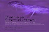 SAHAJA SAMRUDHA ANNUAL REPORT 2017-18 · Sahaja Samrudha Taking steps the organic way Sahaja Samrudha is a People's movement to build sustainable villages, ... workshop stressed on