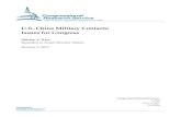 U.S.-China Military Contacts: Issues for Congress · 2019. 8. 25. · U.S.-China Military Contacts: Issues for Congress Congressional Research Service Summary This CRS Report, updated