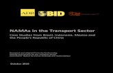 NAMAs in the Transport Sector - UN CC:Learn · 2020. 9. 15. · NAMAs, a new financial mechanism being developed under the UNFCCC, may support emissions reductions from urban transport