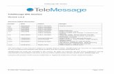 TeleMessage XML Interface Version 1.6 · 2017. 8. 7. · It is important to note that XML is case sensitive. Therefore, all elements and attributes in documents based on this DTD