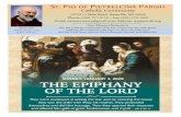 S T. IO OF IETRELCINA P ARISH Catholic Community...2021/01/03  · Padre Pio “Pray, hope and don’t worry” T. PIO OF IETRELCINA S ARISH Catholic Community 18720 13 Mile Road,