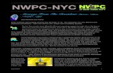 Message From The President: Sharon Nelson, NWPC- NYC2016... · 2016. 8. 31. · NWPC-NYC Message From The President: Sharon Nelson, NWPC- NYC Dear Members and Friends What a historic