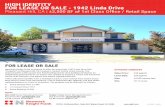 HIGH IDENTITY FOR LEASE OR SALE 192 Linda Drive...FOR LEASE OR SALE 192 Linda Drive Pleasant Hill, CA | 2, SF of 1st Class ffice / Retail Space 19.1330 . 10/19 FOR LEASE OR SALE Newmark