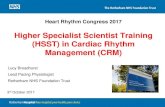 Higher Specialist Scientist Training (HSST) in Cardiac ......I am a HSST Student • Started Oct 2016 (just starting year 2) - Cohort 3 • Do not represent the National School of
