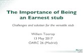 The Importance of Being an Earnest stub - NLnet LabsWillem Toorop (NLnet Labs) The Importance of Being an Earnest stub – OARC 26 3/45 From the ground-up security DNSSEC protects