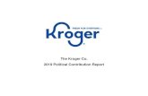 The Kroger Co. 2019 Political Contribution Report...THE KROGER CO. POLITICAL SPENDING 1/1/2019-12/31/2019 State Date Recipient Party Office Sought or Description Amount Source AZ 11/11/201