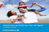 Wellness guidelines for all ages - IBX · 2015. 1. 2. · Well checkups/ 1. physical exams Birth to Age 2 — usually within 3–5 days after hospital discharge, then at ages 1 month