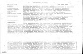 DOCUMENT RESUME - ERICEb 113 179 AUTHOR TITLE INSTITUTION SPONS AGENCY REPORT NO PUB .DATE NOTE. AVAILABLE FROM. DOCUMENT RESUME. SE 019 693 Mitchell, Leonard; …