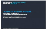 Creative Scotland · Web viewAt Screen Scotland, no applicant will be unfairly discriminated against. We are particularly alert to eliminating discrimination on account of age, cultural
