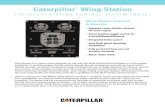 Caterpillar Wing Station - coladonatostore.com · CATERPILLAR® WING STATION FOR MSCS Wing Station Dimensions — Part Number 255-8006 Front View Cut-Out Side View Environmental and