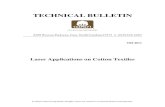 TECHNICAL BULLETIN...ANSI (American National Standards Institute). "American National Standard for Safe Use of Lasers." ANSI Z136.1-2007. Orlando: Laser Institute of America, 16 March