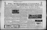 Wilmington, Mass, The Wilmington Crusaderlocalhistory.wilmlibrary.org/sites/default/files/Wilmington-Crusader-1953-06-03.pdfPAGE THETWO WILMINGTON CRUSADER, WEDNESDAY, JUNF 3. 19S3