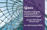 Standard e linee guida professionali RICS in · 2019. 12. 20. · undertake continuing professional development (CPD). Qualification and Professionalism Ethics and Standards Regulation