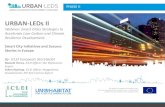 URBAN-LEDs II · 2020. 3. 11. · PHASE II URBAN-LEDs II Webinar: Smart Cities Strategies to Accelerate Low-Carbon and Climate Resilience Development. Smart City Initiatives and Success