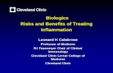 Biologics Risks and Benefits of Treating Inflammation ...regist2.virology-education.com/2015/6hivaging/20...Biologics Risks and Benefits of Treating Inflammation Leonard H Calabrese