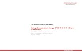 Implementing PDF417 Bar Codes - Oracle · 2010. 3. 1. · Start Oracle® Documaker Implementing PDF417 Bar Codes version 11.5 Part number: E16256-01 April 2010