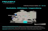 Reliable. Efficient. Legendary. - Isuzu Power Solutions · PDF file 2019. 8. 29. · Reliable. Efficient. Legendary. C-Series Power Units 13 – 39 hp Isuzu Power Solutions MTS Power