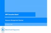 WFP Executive Board · 2017. 12. 6. · Informal consultation on the final draft of the SP and CRF 11 October Informal consultation on the Financial Framework Review 14-18 November