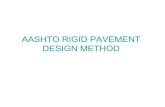 AASHTO RIGID PAVEMENT DESIGN METHOD...2020/02/08  · Apply AASHTO procedure to design a concrete pavement slab thickness for ESAL = 11 x 106. The design reliability is 95% with a